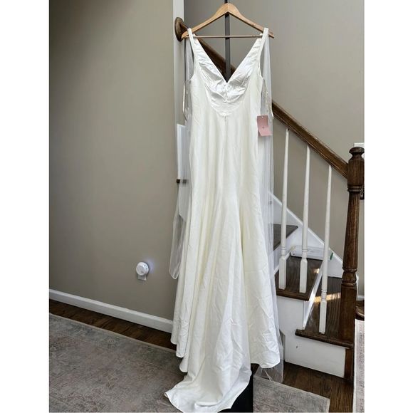 New Bhldn x Jenny Yoo Tana Gown sz 8 - Picture 7 of 11